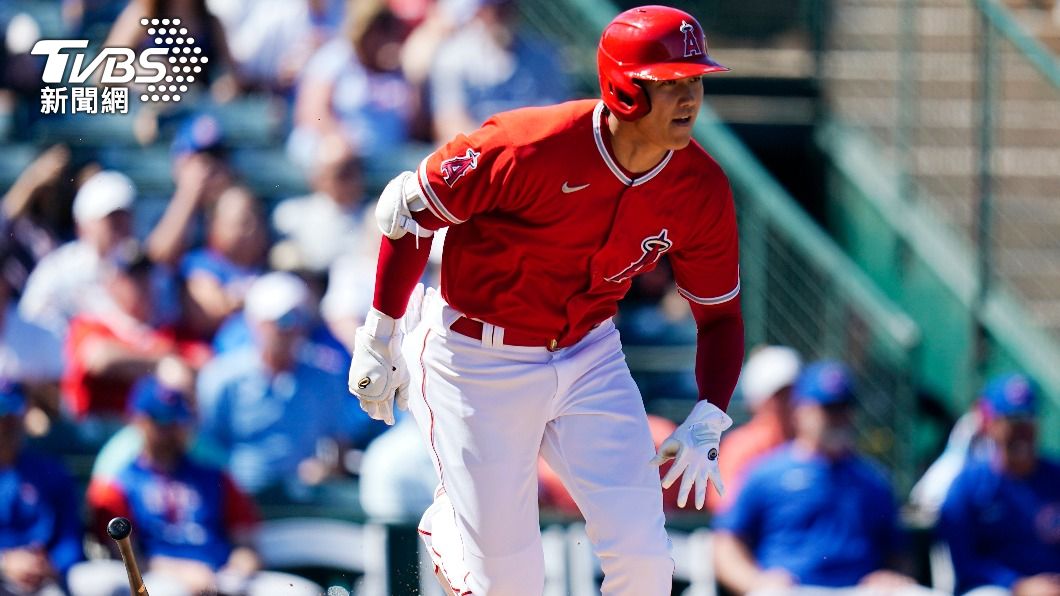 大谷翔平熱身賽中取消登板,改以指定打席上場。(圖/達志影像美聯社)