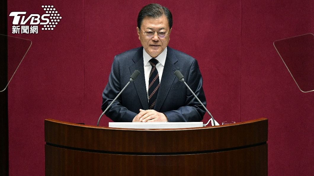 文在寅將於五月結束任期。(圖/達志影像路透社)