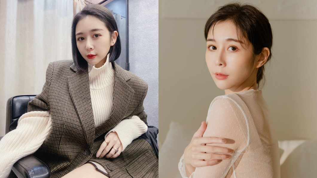 春酒戰袍「前後開深V」 女星主持遇狀況嚇呆:腿軟了