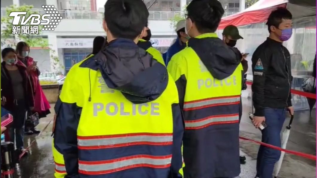 病毒殺入基隆市警察局。(圖/TVBS)