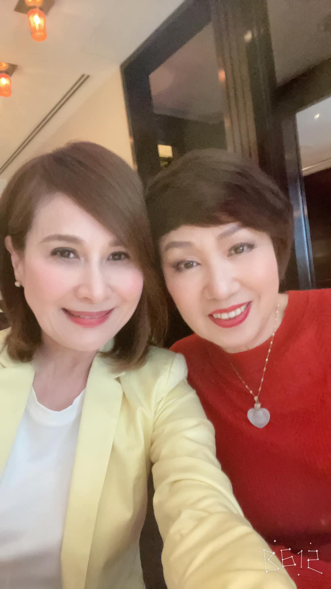 向娃曬出和林淑容合照。（圖／翻攝自向娃臉書）