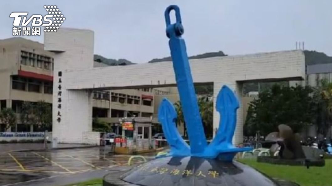海洋大學目前累計2名師生確診。(圖/TVBS)