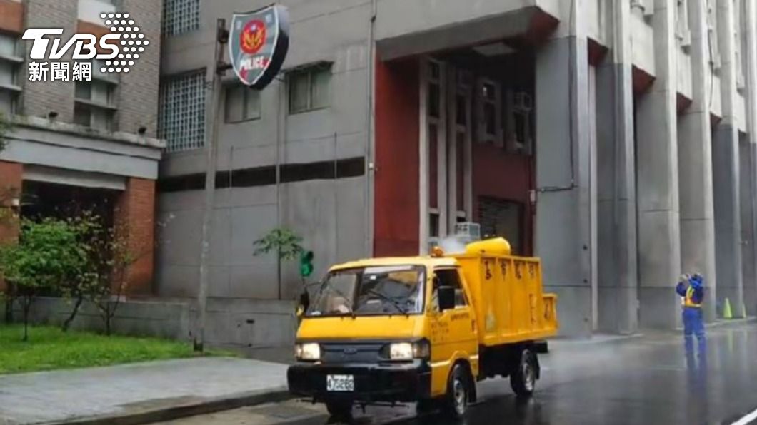 基隆市已有10名員警染疫。(圖/TVBS)