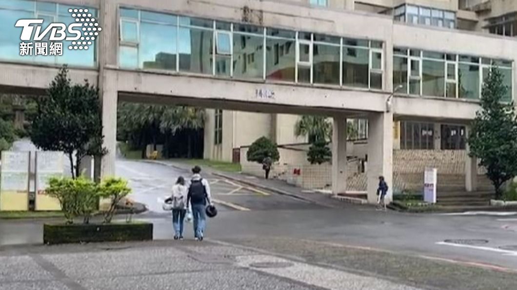 海洋大學確診女學生,大部分時間都在學校周邊用餐。(圖/TVBS)