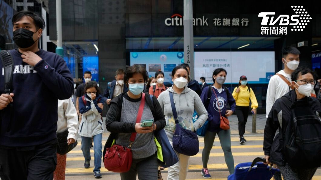 香港疫情延燒。(圖/達志影像美聯社)