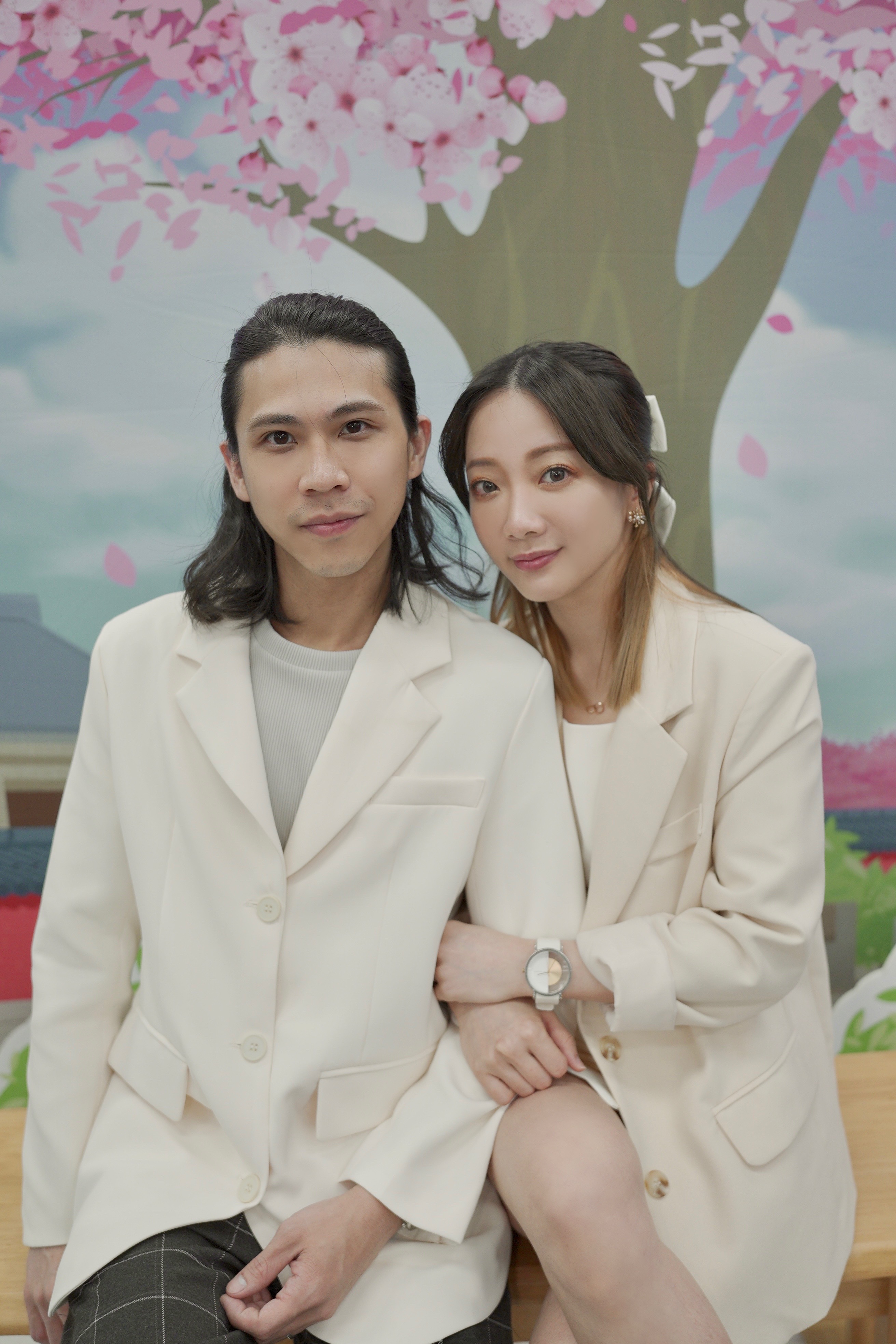 玉兔與老公選在雙方生日月份結婚。(圖/玉兔提供)