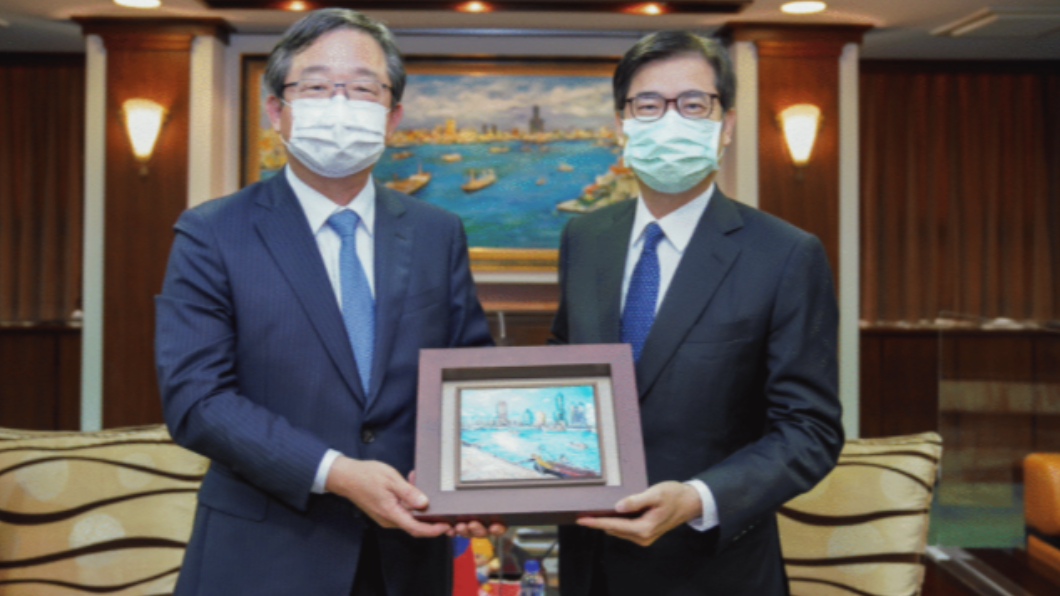 駐台韓代表鄭炳元首度拜訪陳其邁　盼疫情後盡速恢復交流