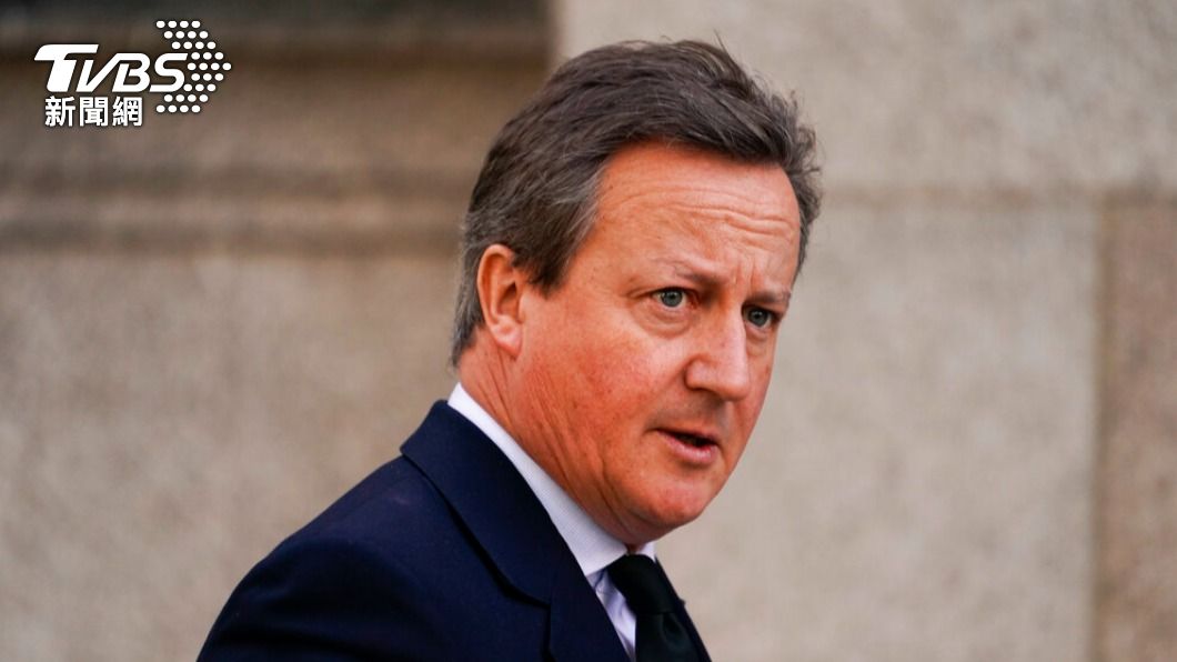 曾舉辦脫歐公投的英國前首相卡麥隆。(圖/達志影像美聯社)