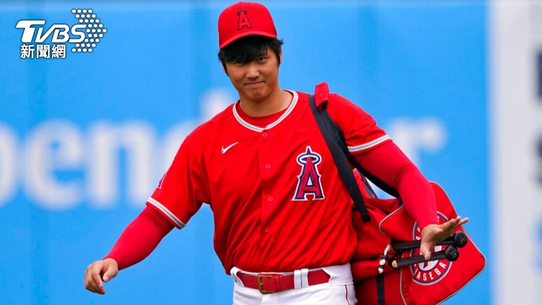 大聯盟4月8日開幕,大谷表示會再調整狀態至最佳。(圖/達志影像美聯社)