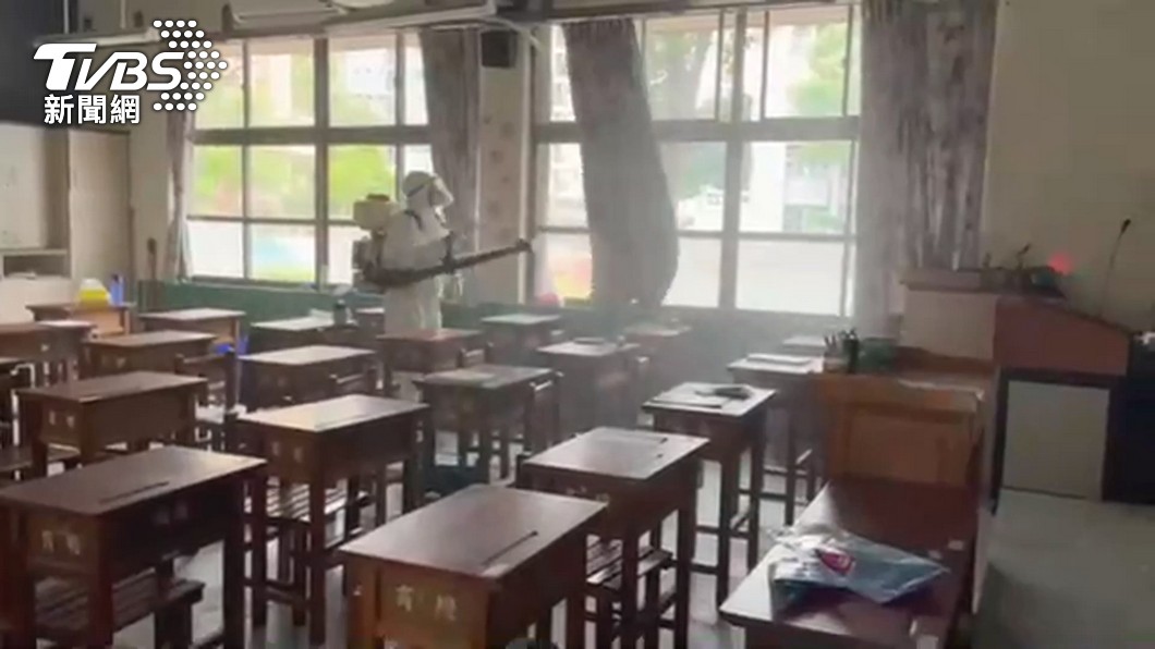 疫情蔓延校園,部份學校緊急停課。(示意圖/TVBS)