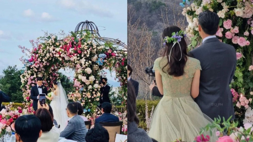 根本仙女下凡！孫藝真二進禮服曝光　依偎玄彬入場甜到爆
