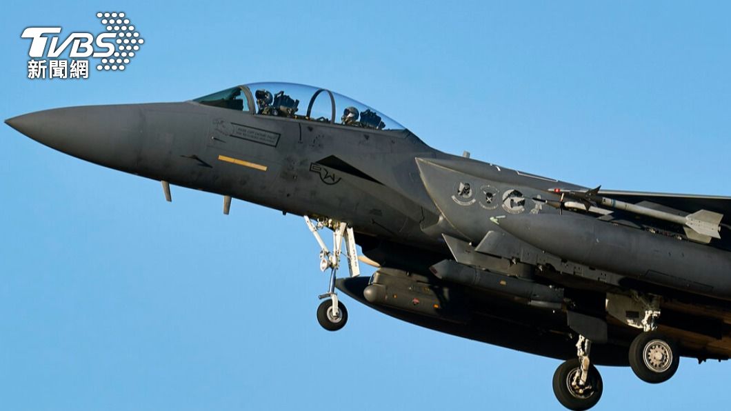F-15戰機。(圖/達志影像美聯社)