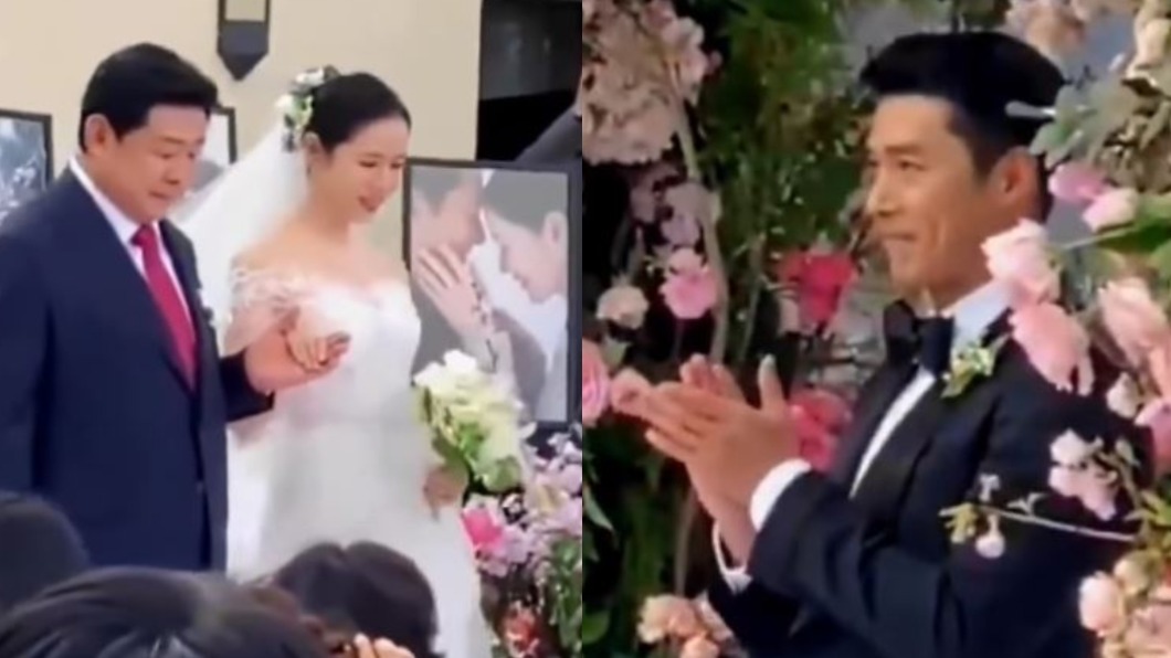 墨鏡準備好!孫藝真、玄彬婚禮甜吻影片流出 摟腰對望超浪漫
