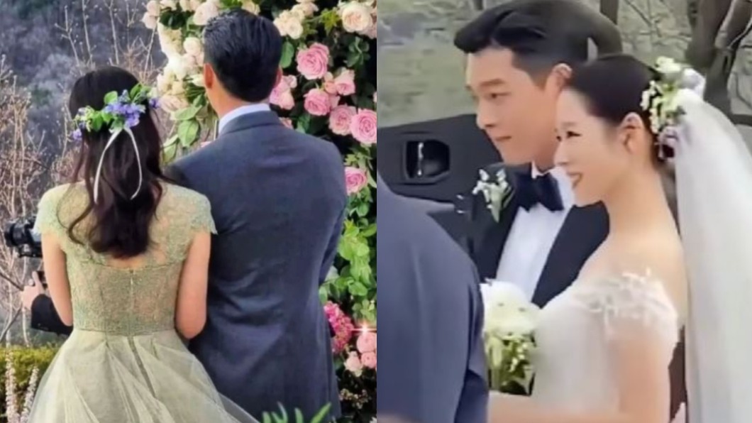 孫藝真兩套婚紗,都被網友大讚超美。(圖/翻攝自IG)