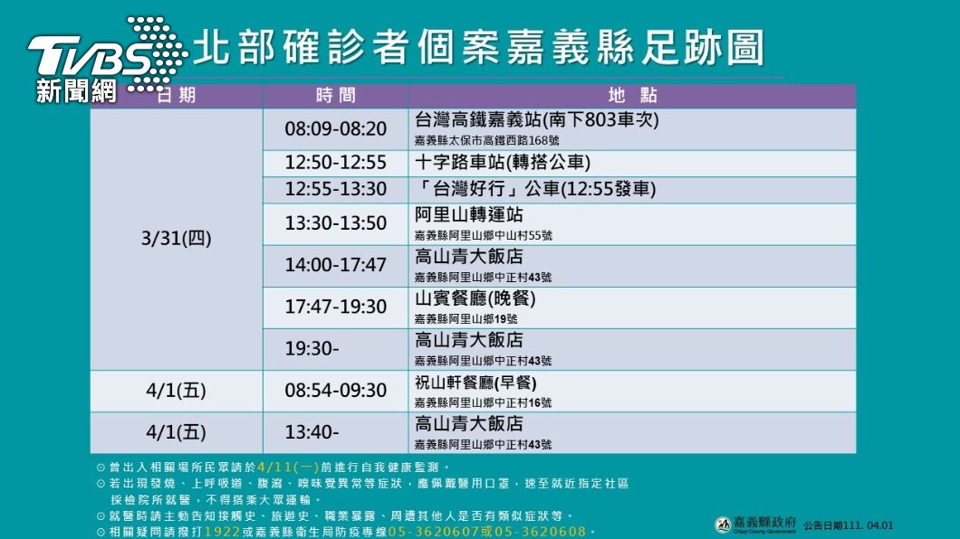 阿里山足跡。(圖/TVBS)