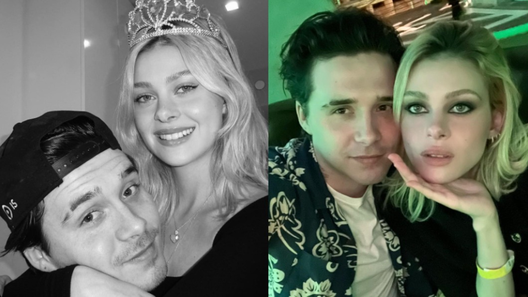 據傳兩人的婚禮邀請許多知名人士。（合成圖／翻攝自 brooklynbeckham IG）