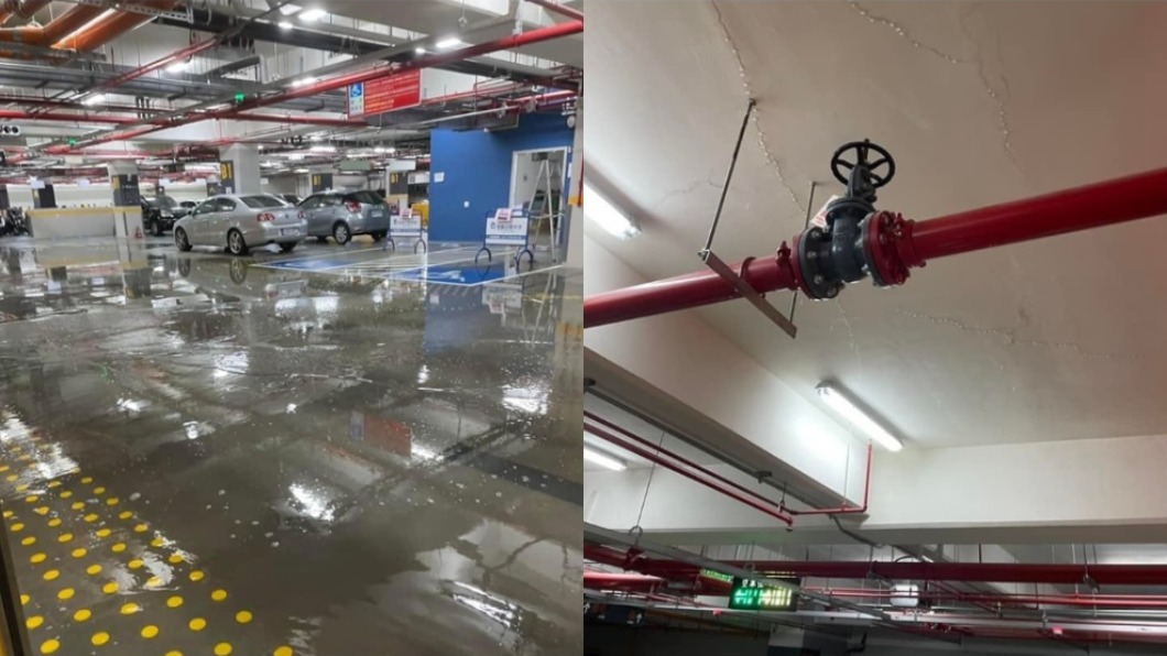 明倫社宅淹水！住戶批停車場變水濂洞　議員質疑偷工減料