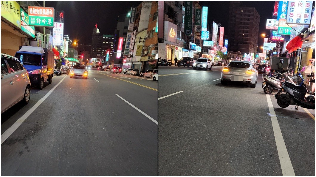 「彰化停車法」保時捷閃黃燈臨停車道 網酸:標準又置中