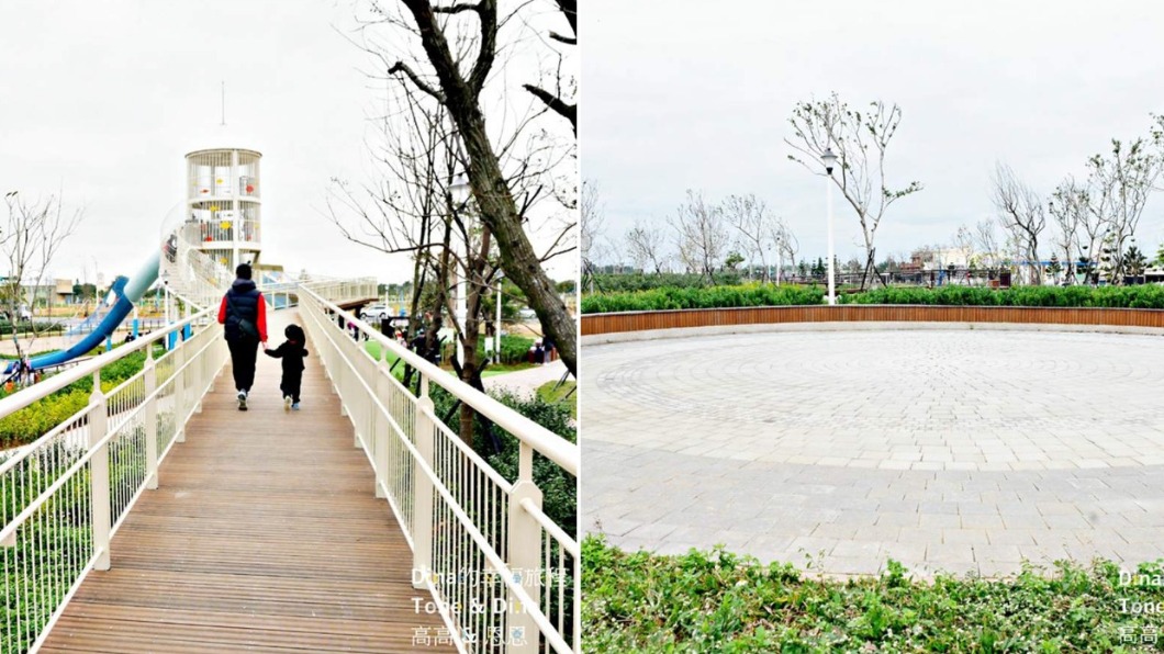 嗨到不想回家!桃園新公園「3層樓溜滑梯」越玩越上癮