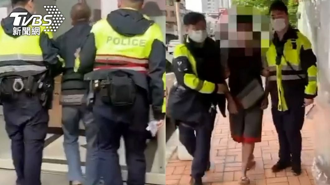2名犯嫌皆被警方送辦。(圖/TVBS)