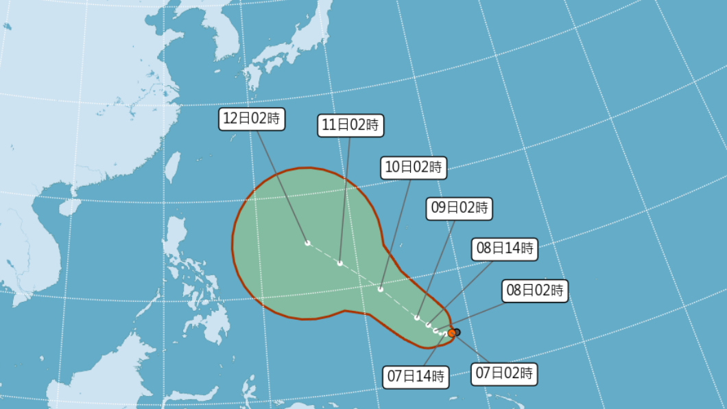 今年第一個颱風馬勒卡最快今晚形成！下週「2天」最接近台灣