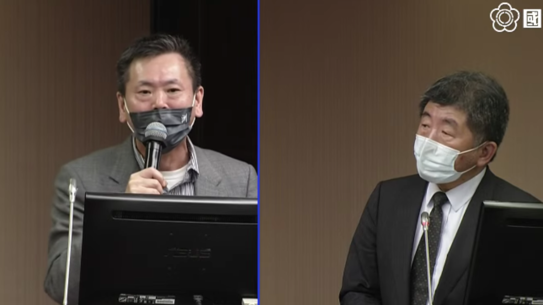 衛福部長陳時中證實，今本土加上境外確診數破500。（圖／翻攝國會頻道）