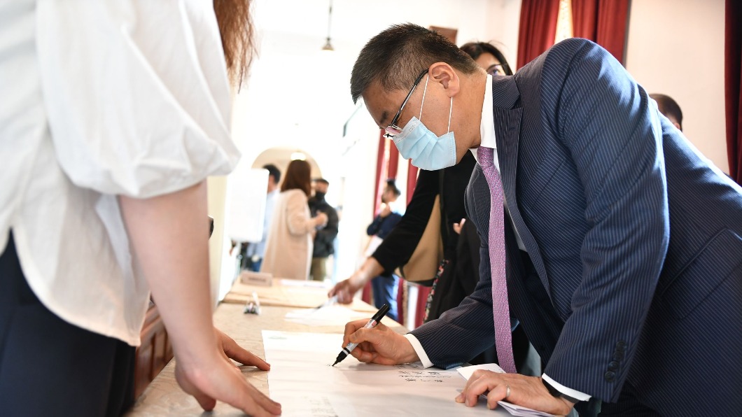 徐國勇今出席「自由的見證」言論自由日系列活動儀式。（圖／內政部提供）
