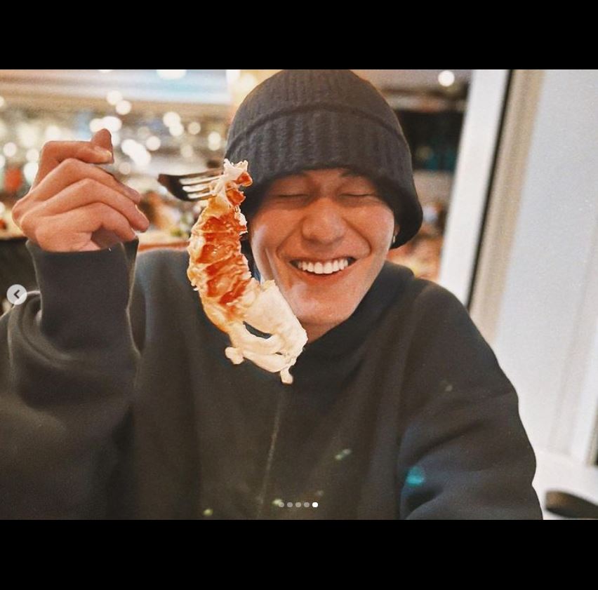 筱筱曬出與風田共進晚餐的照片。（圖／翻攝自筱筱IG）