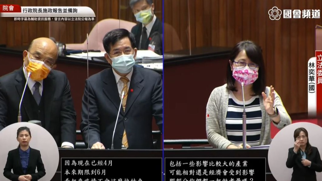 （圖／翻攝自國會議事轉播頻道）