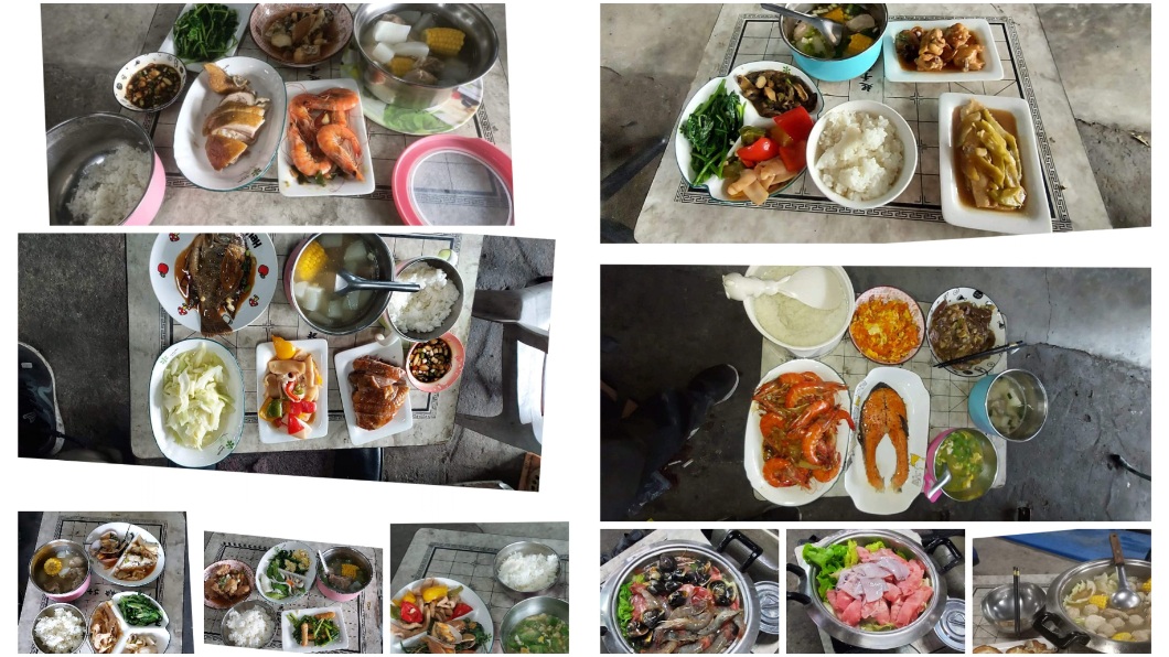 每餐不但菜色豐富還時常變換。(圖/翻攝自爆怨公社)