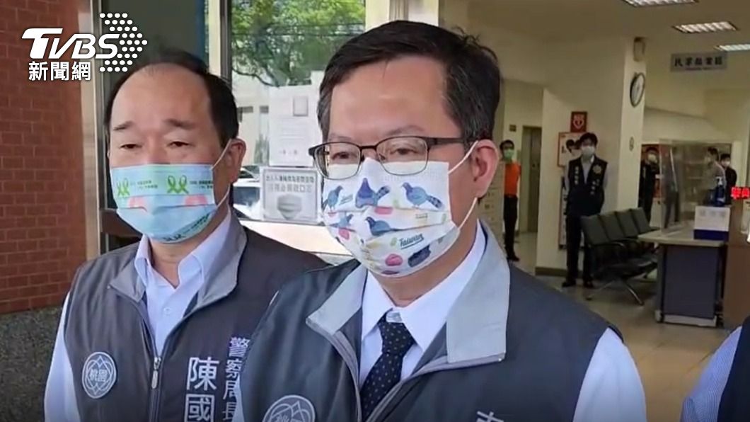 市長鄭文燦證實有移工確診的消息。（圖／TVBS）