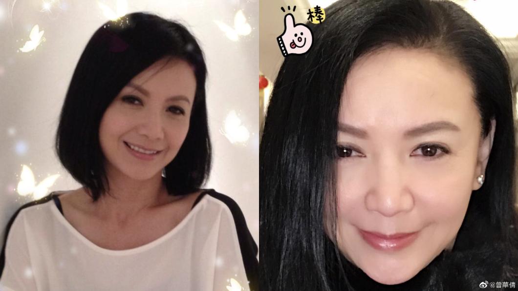 曾華倩現年56歲依舊凍齡。(圖/翻攝自曾華倩微博)