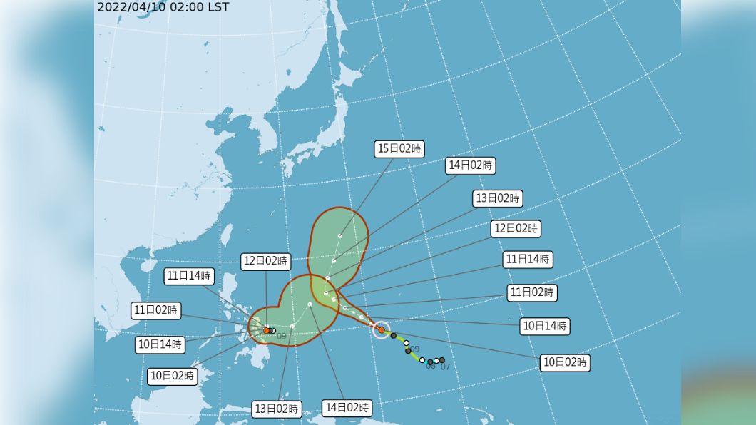 雲量增白天暖熱早晚涼　馬勒卡恐成中颱梅姬可能同步生成
