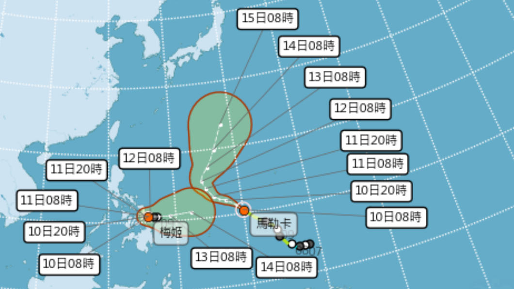 輕颱梅姬生成對台影響曝光　高溫好天氣剩3天快把握