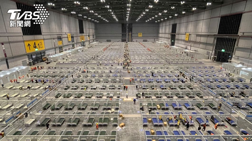 微博網友抱怨入住方艙醫院14天受到毫無尊嚴的對待。(圖/達志影像美聯社)