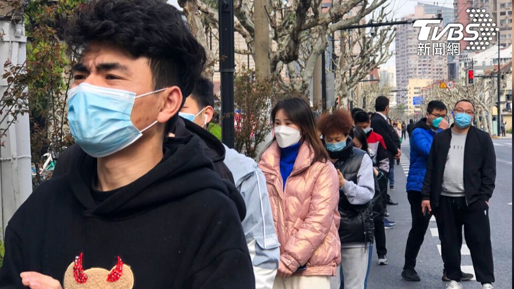 上海新冠肺炎疫情嚴峻。（圖／達志影像美聯社）