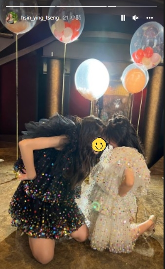 曾馨瑩曝光女兒拍攝照片。(圖/翻攝曾馨瑩IG限時動態)