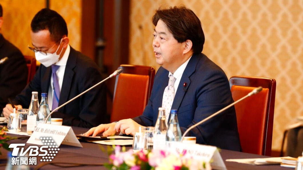 日本外務大臣林芳正。(圖/達志影像路透社)
