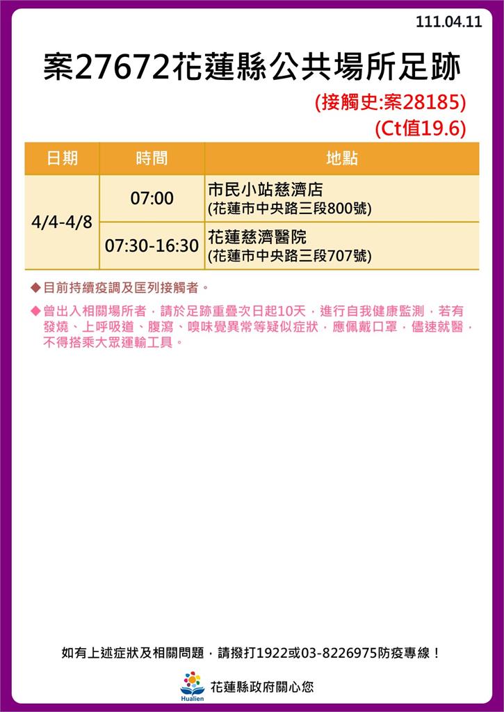 案27672足跡。(圖/花蓮縣政府提供)