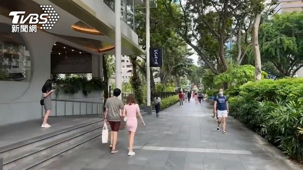 陳志金舉例新加坡的隔離政策。(圖/TVBS)