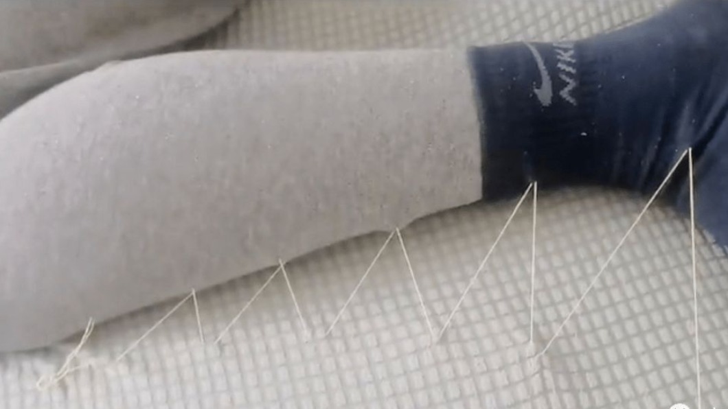 縫紉技巧超精湛！（圖／翻攝自微博）