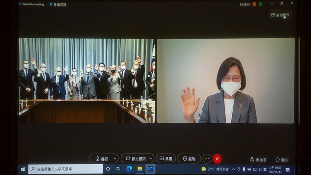 蔡英文視訊歐洲議員訪團 盼與瑞典簽通航協定直航