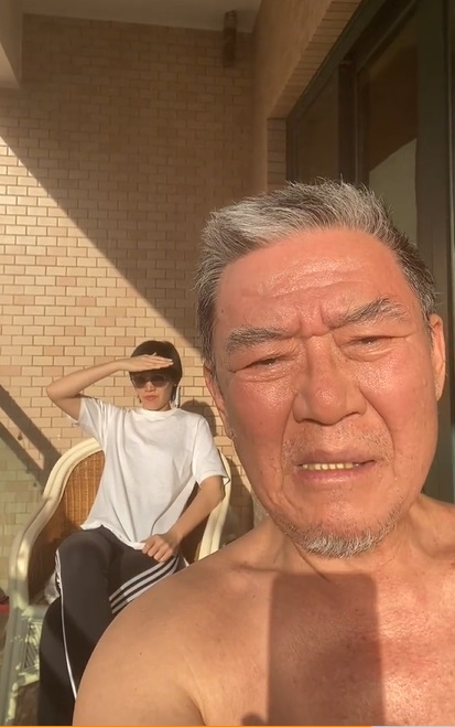 李立群分享隔離日常。(圖/翻攝李立群抖音)