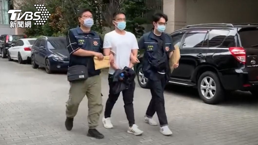 朱姓主嫌被警方逮捕。(圖/TVBS)