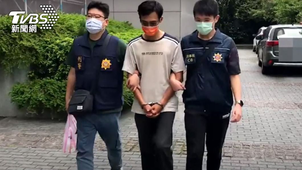 負責收包裹的張姓主嫌也遭逮捕。(圖/TVBS)