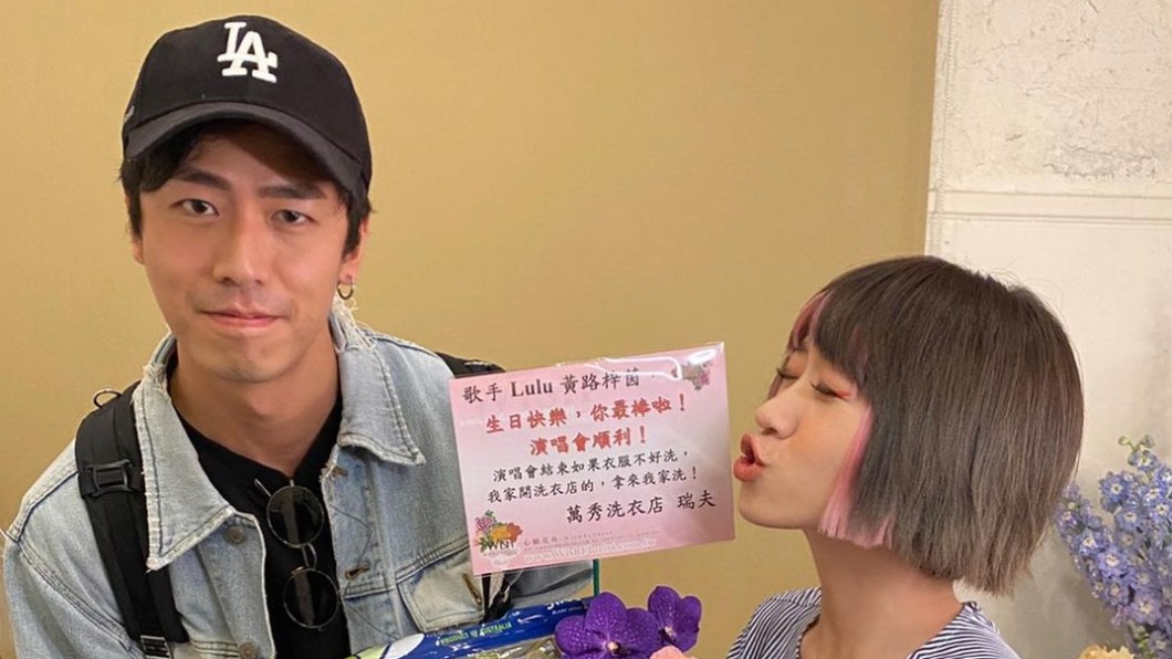張瑞夫曾公開發文祝Lulu生日快樂。（圖／翻攝自黃路梓茵、張瑞夫IG）