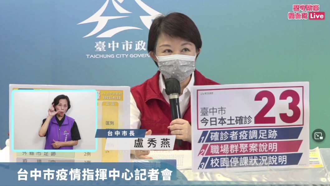 台中+23 南區公所人員確診、7頁足跡「托嬰中心、補習班、健身房」等處
