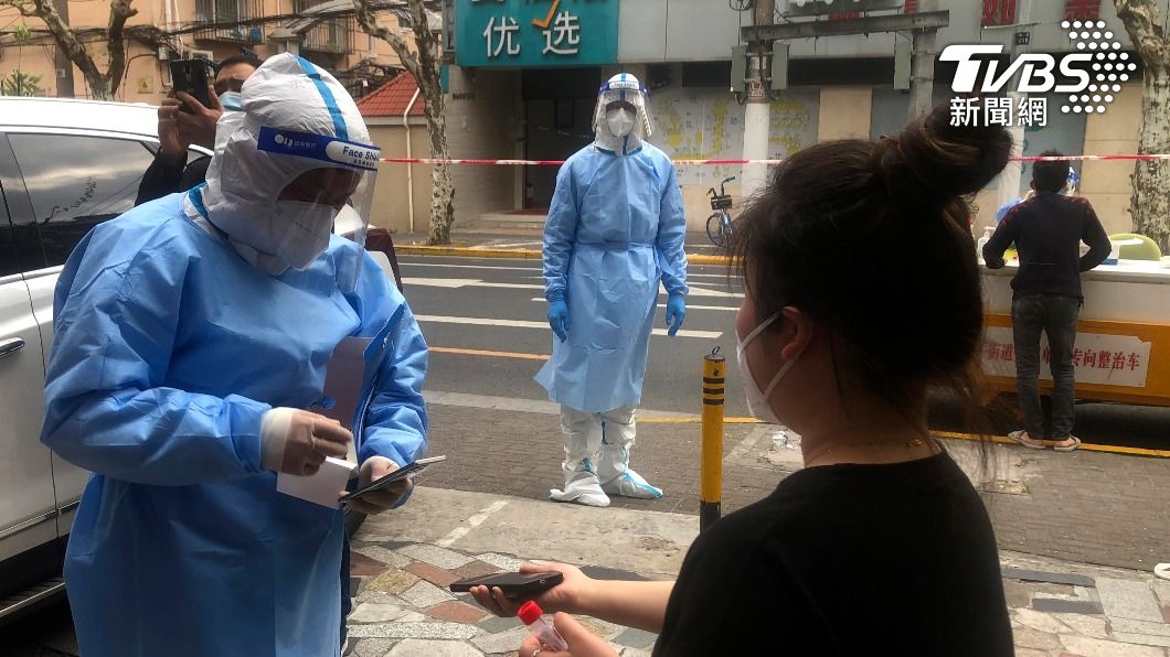 上海疫情傳播速度快。（圖／達志影像美聯社）