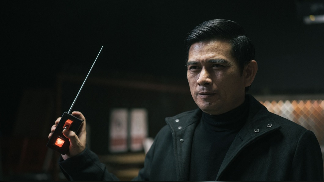 演員廖欽亮在短片《超煩特工》中飾演大反派。（圖／沉默老兵電影有限公司提供）