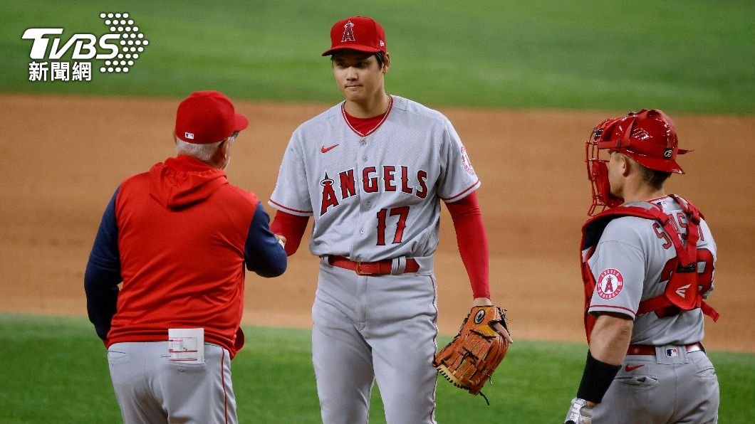 大谷翔平這場被轟出一記滿貫砲。(圖/達志影像美聯社)